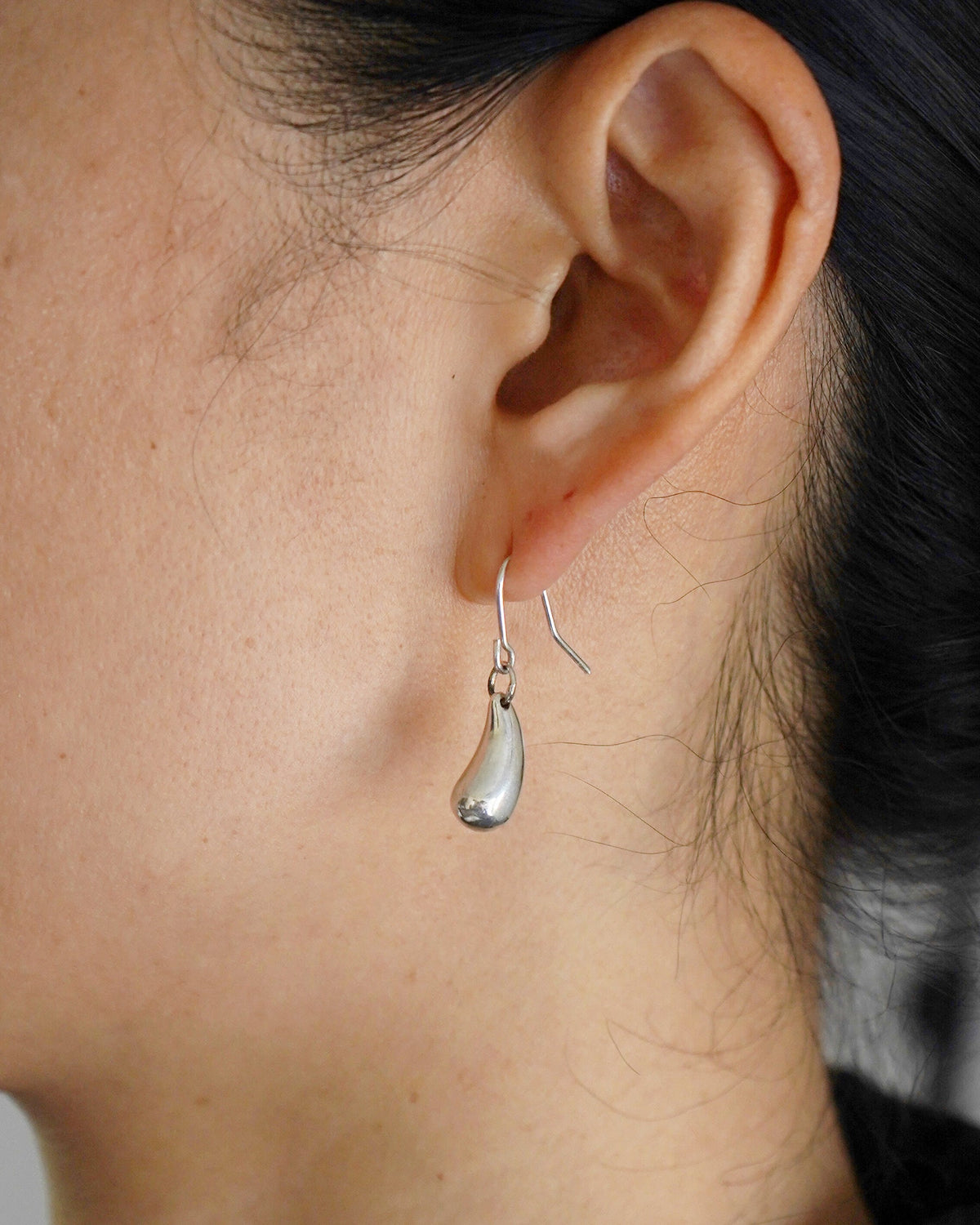 Silver Teardrop Earrings