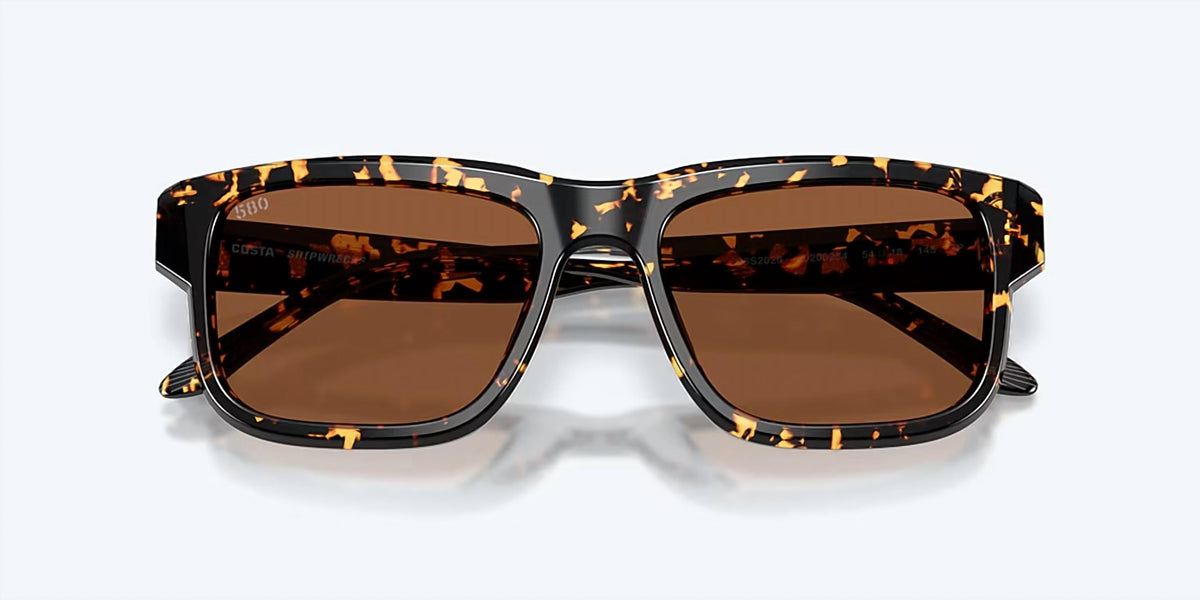 Unisex Shipwrecks Polarized Sunglasses In Tort/copper