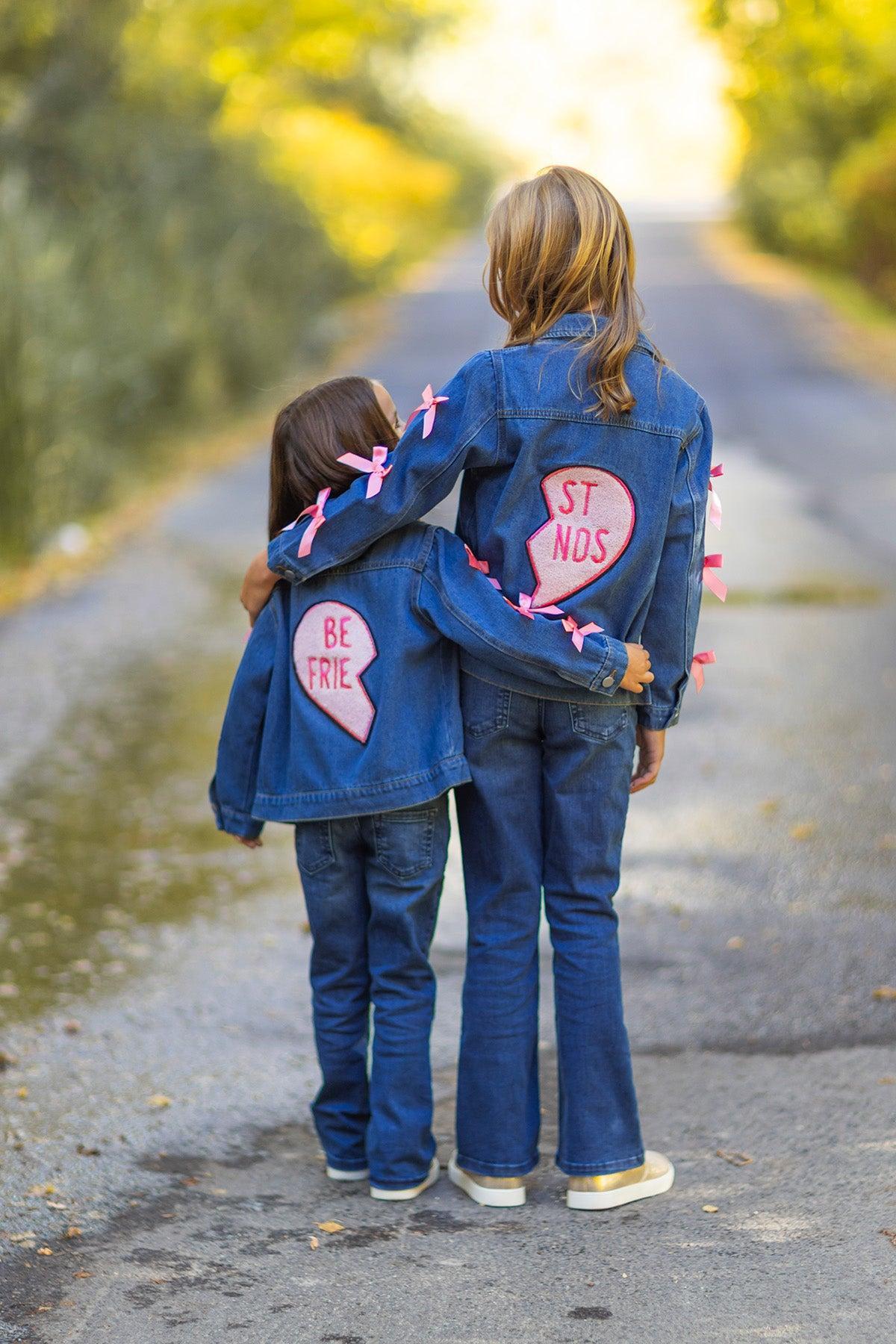 "Best Friends" Denim Jacket