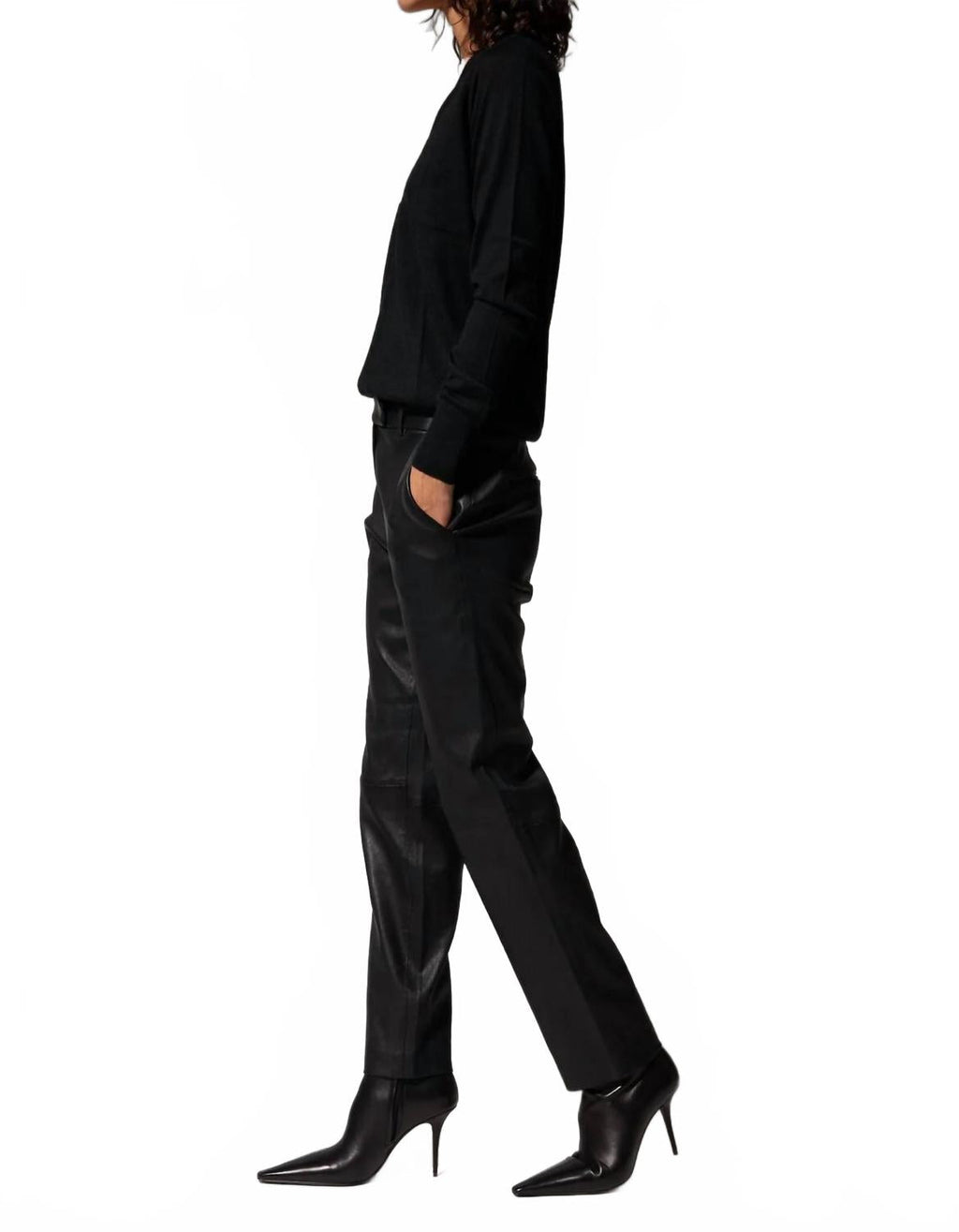 Sophia Cigarette Trouser In Black