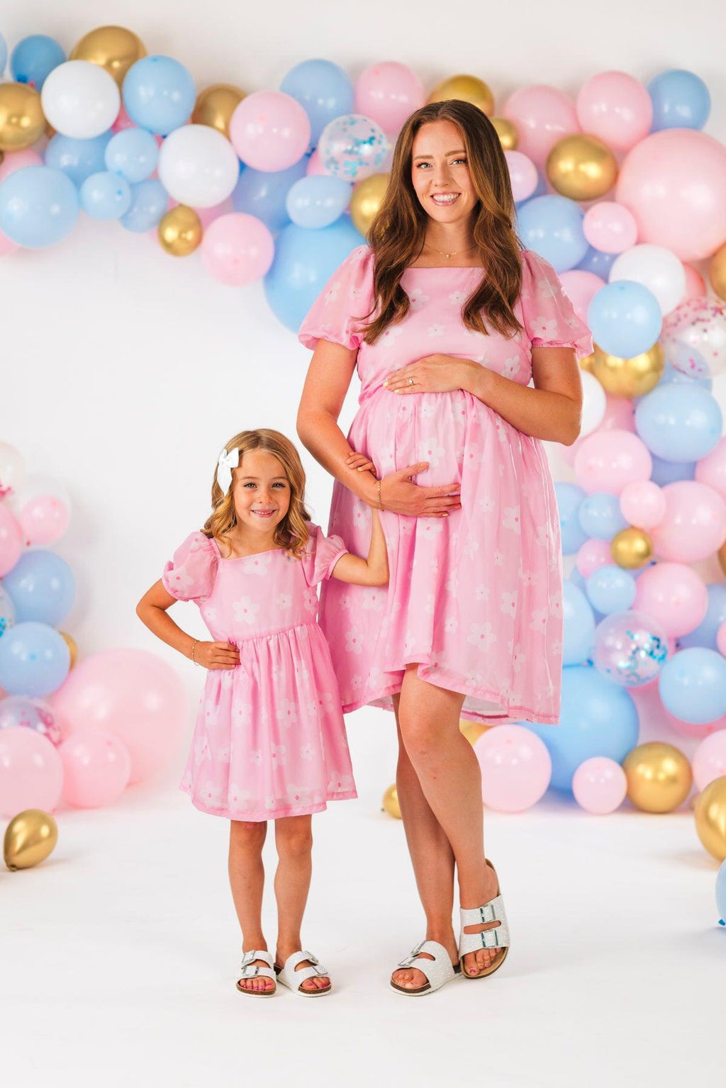Mom & Me - Flower Print Dress