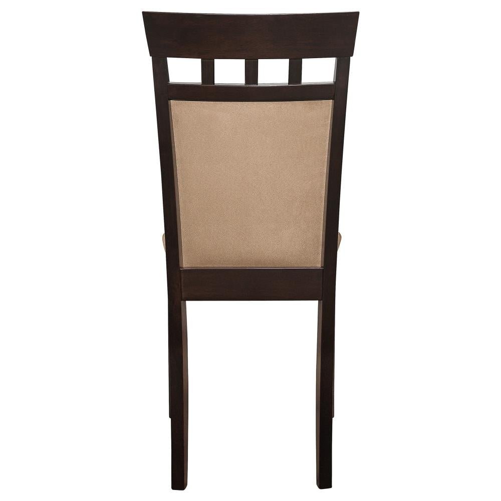 Elegant Upholstered Dining Side Chairs with Supportive Backrests