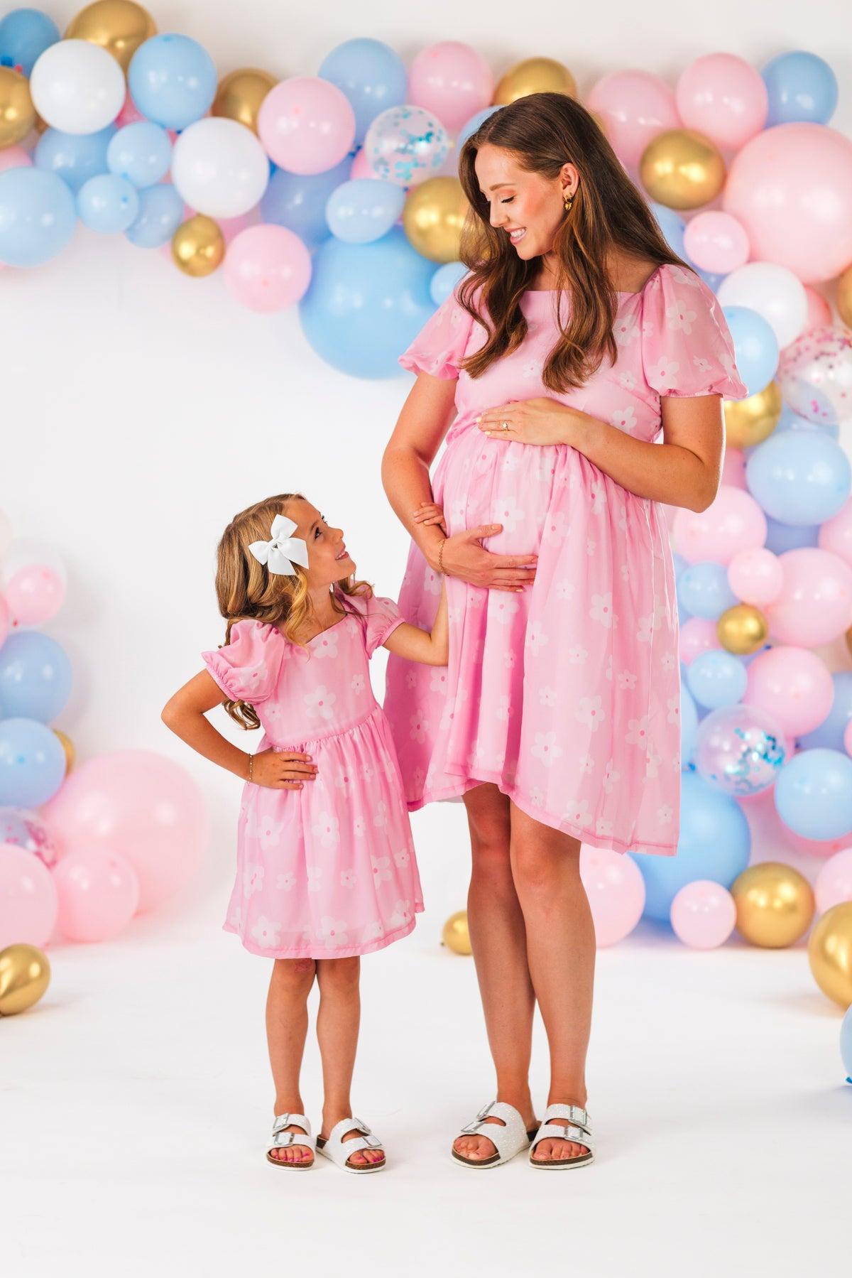 Mom & Me - Flower Print Dress