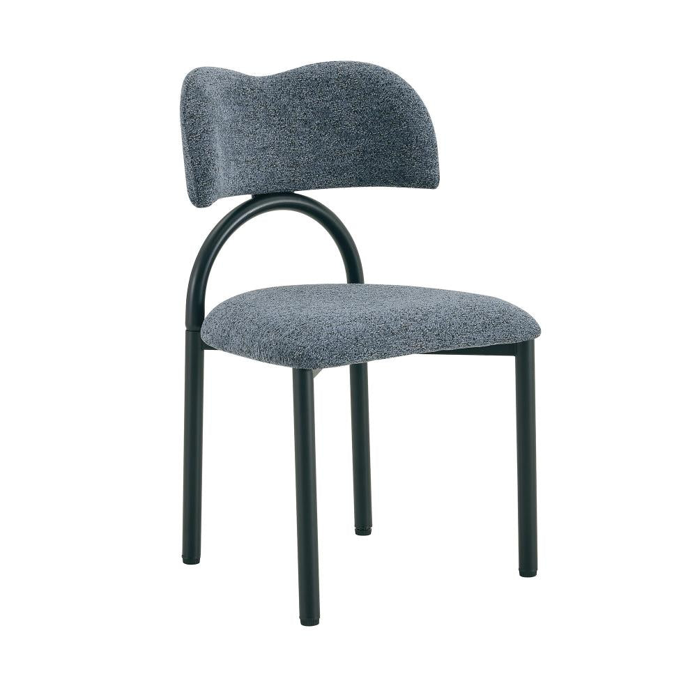 Contemporary Home Dining Chairs with Breathable Fabric Upholstery and Supportive Legs