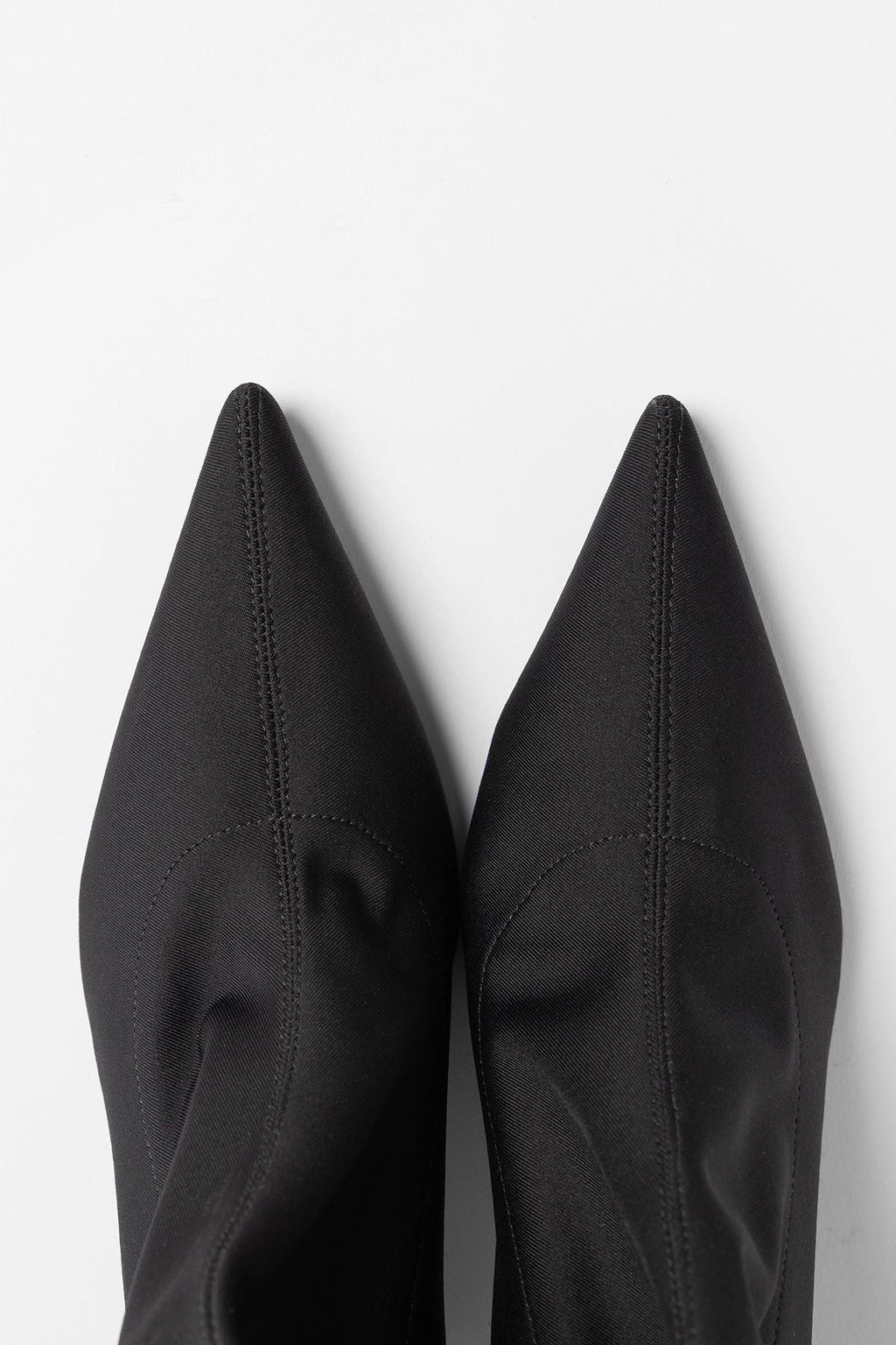Larroudé by Nicolò B.: Anastasia Low Boot Black Lycra