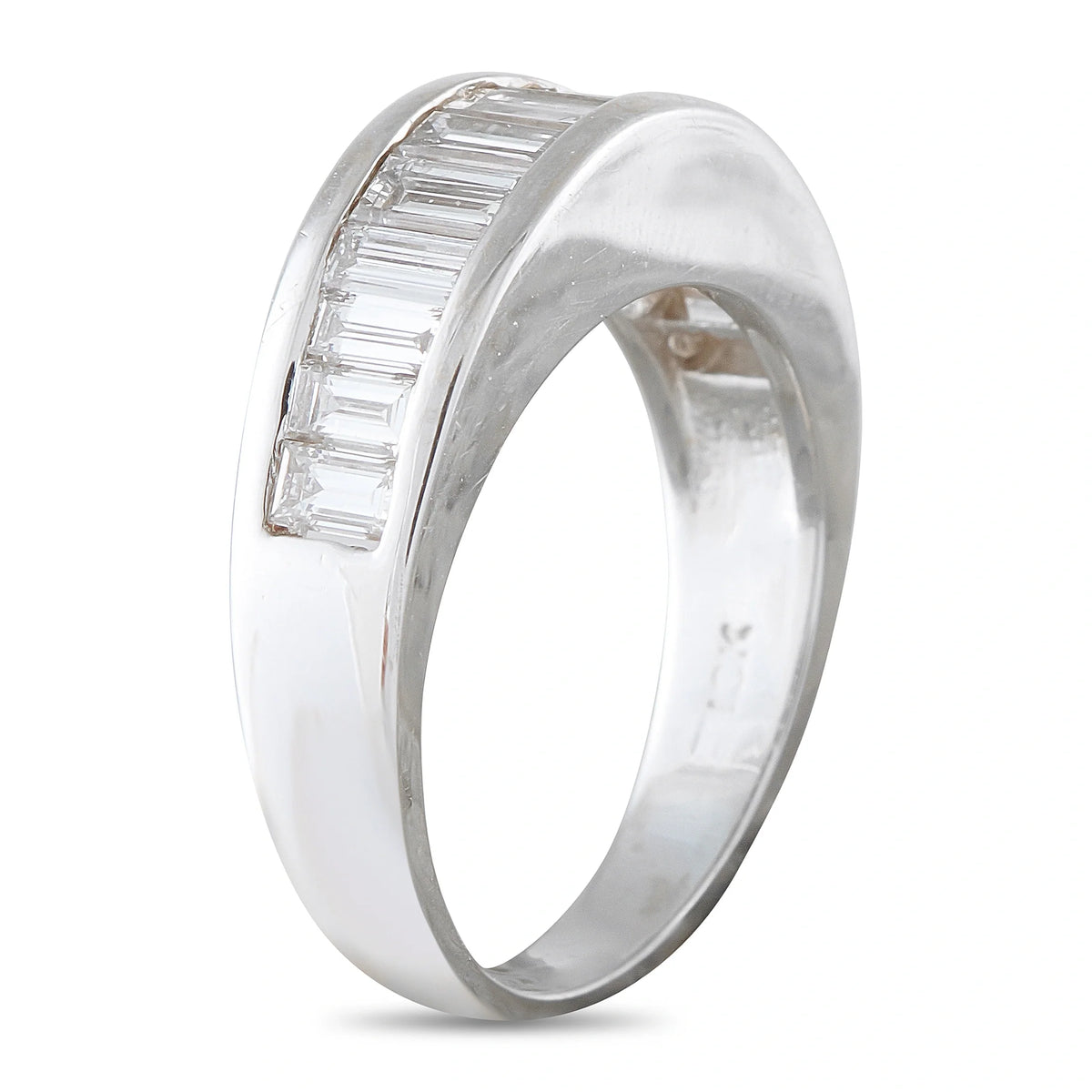 LB Exclusive 18K White Gold 1.10ct Diamond Ring MF01-082126