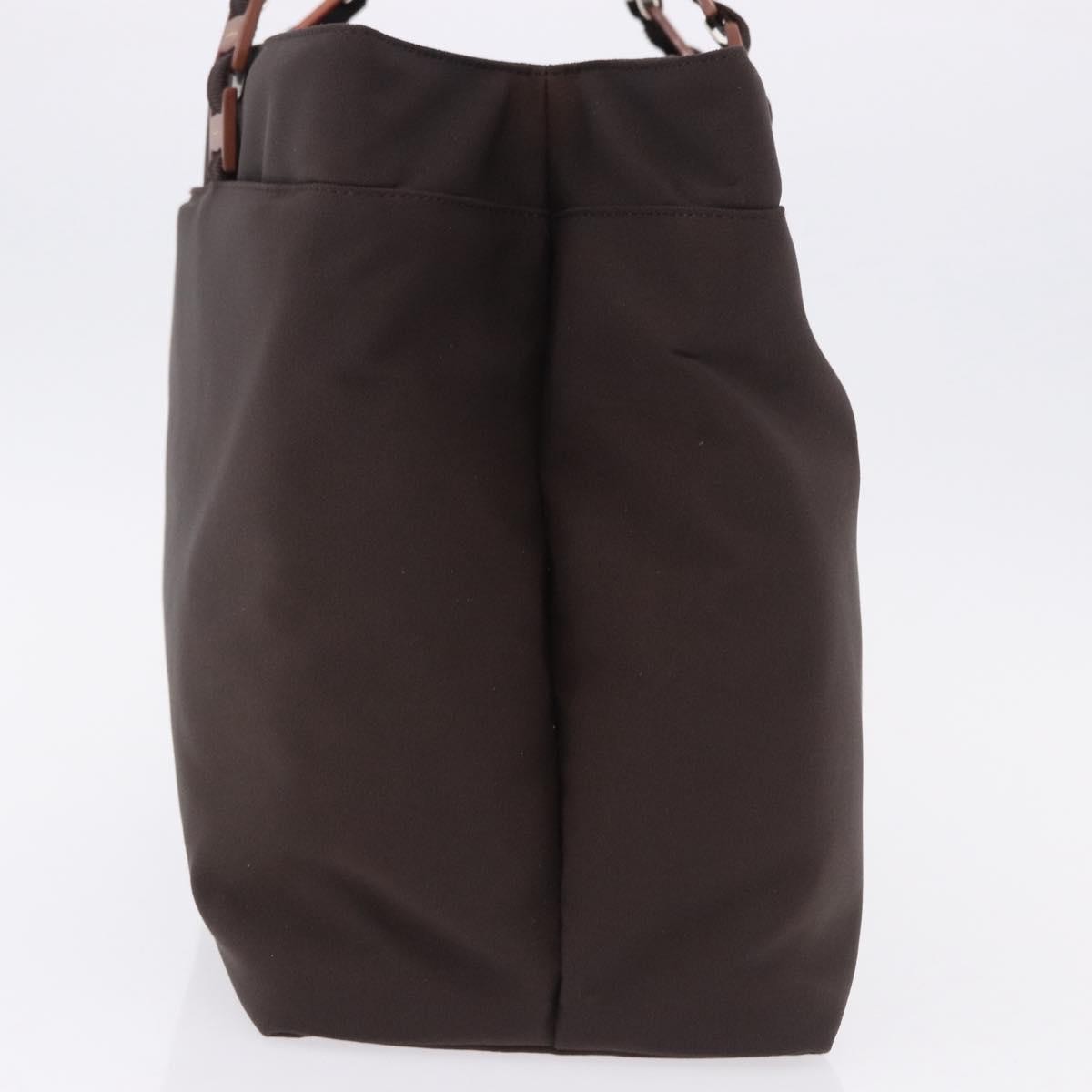 Salvatore Ferragamo Gancini Canvas Canvas Crossbody Bag Bag (Pre-Owned)