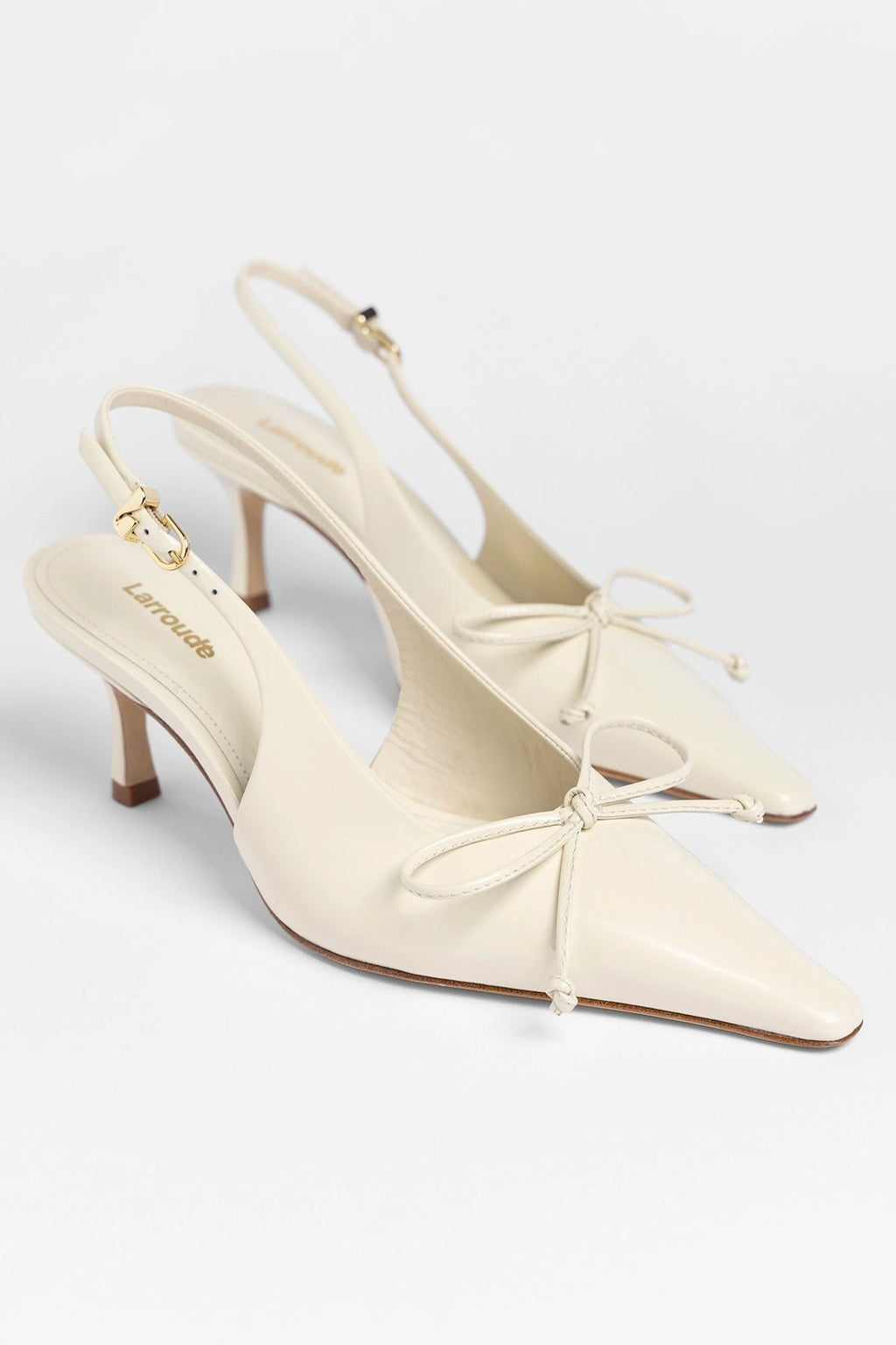 Bardot Pump Ivory Leather