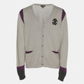 Roberto Cavalli Tri Color Rib Knit Cardigan