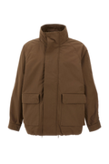 Beige Winter Field Structured Padded Field Jacket