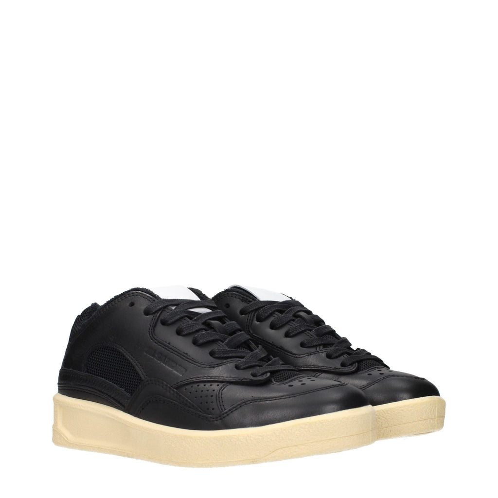 Jil Sander Leather Low Top Women's Sneakers