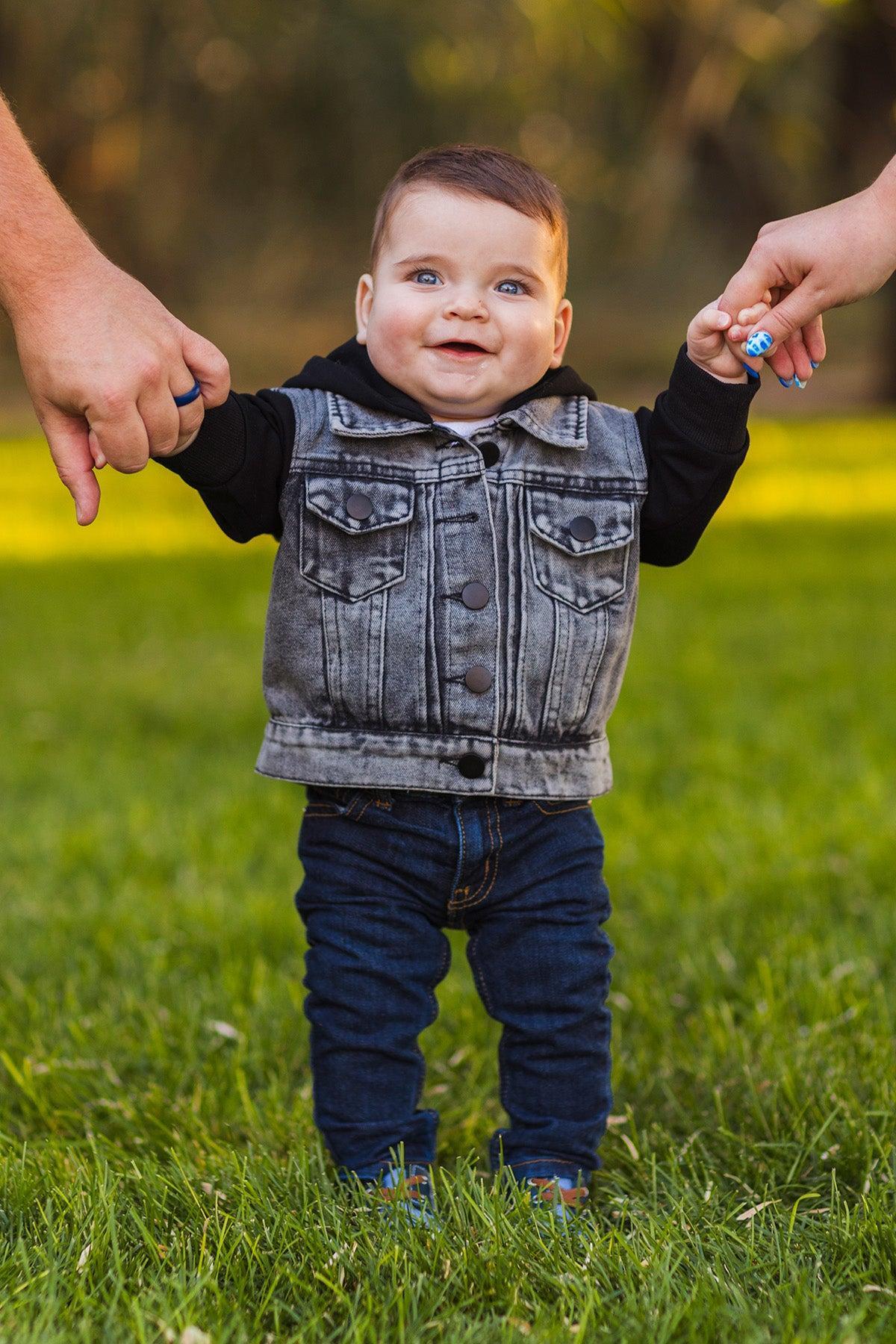 Hooded Denim Jacket