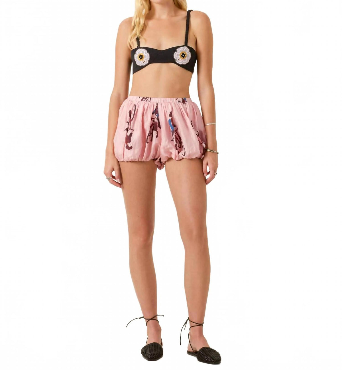 Briar Parian Pedal Short In Light Pink