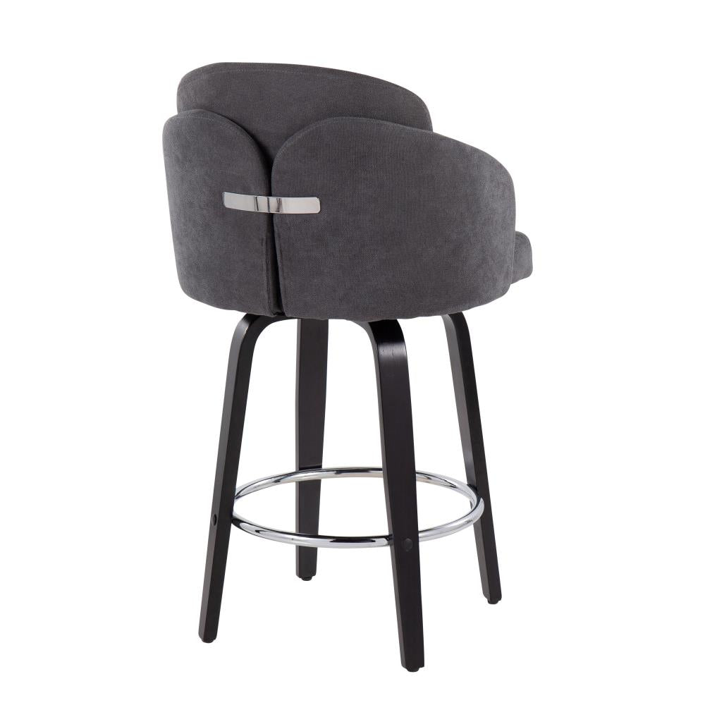 Upholstered Counter Height Stool Pair