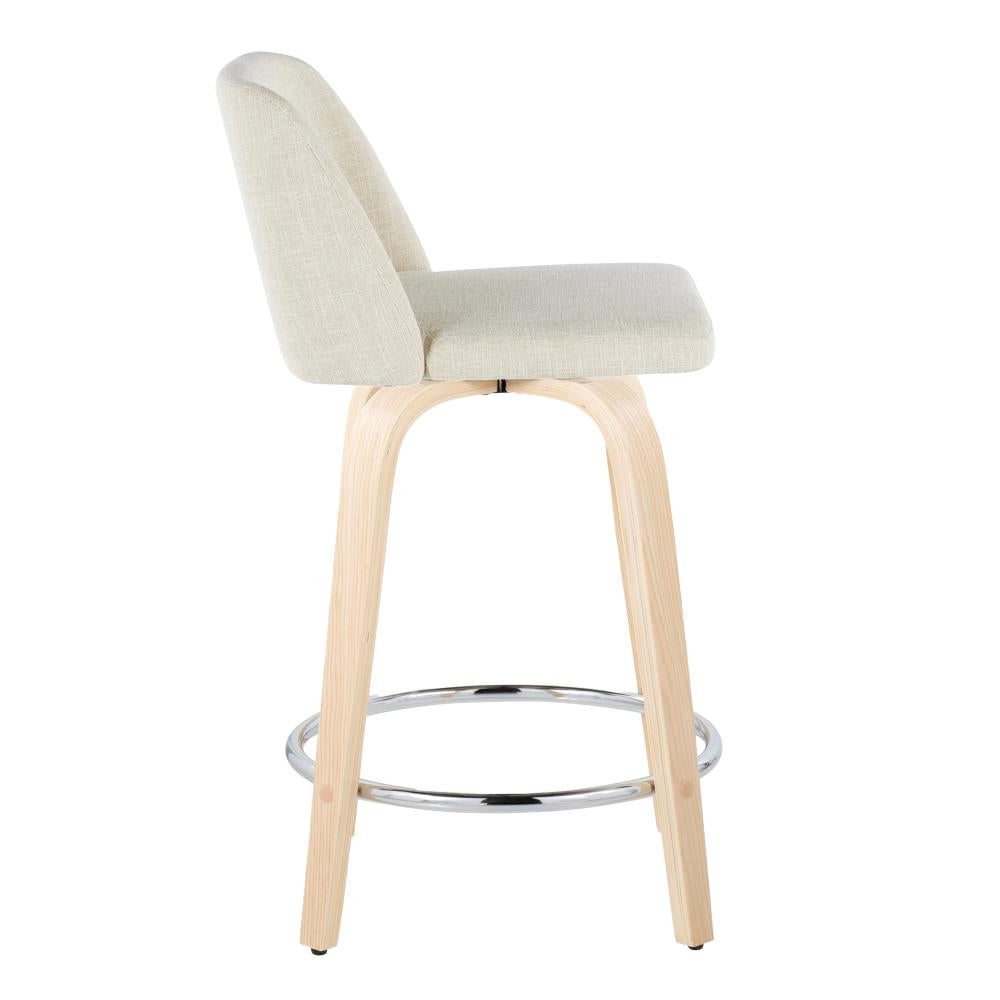 Stylish Upholstered Counter Stools