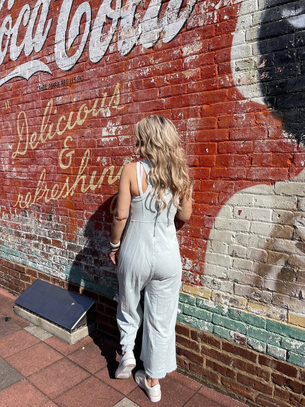 Misty Falls Jumpsuit In Washed Mist