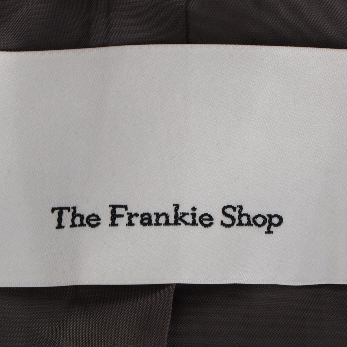 The Frankie Shop Double-Breasted Blazer in Brown Polyester