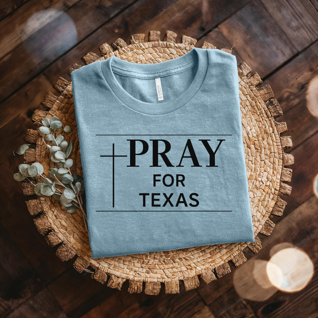 Texas Strong When You Go Through Deep Waters, I Will Be With You Print T-Shirt