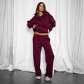 The Off Duty Sweatpant: Black Cherry