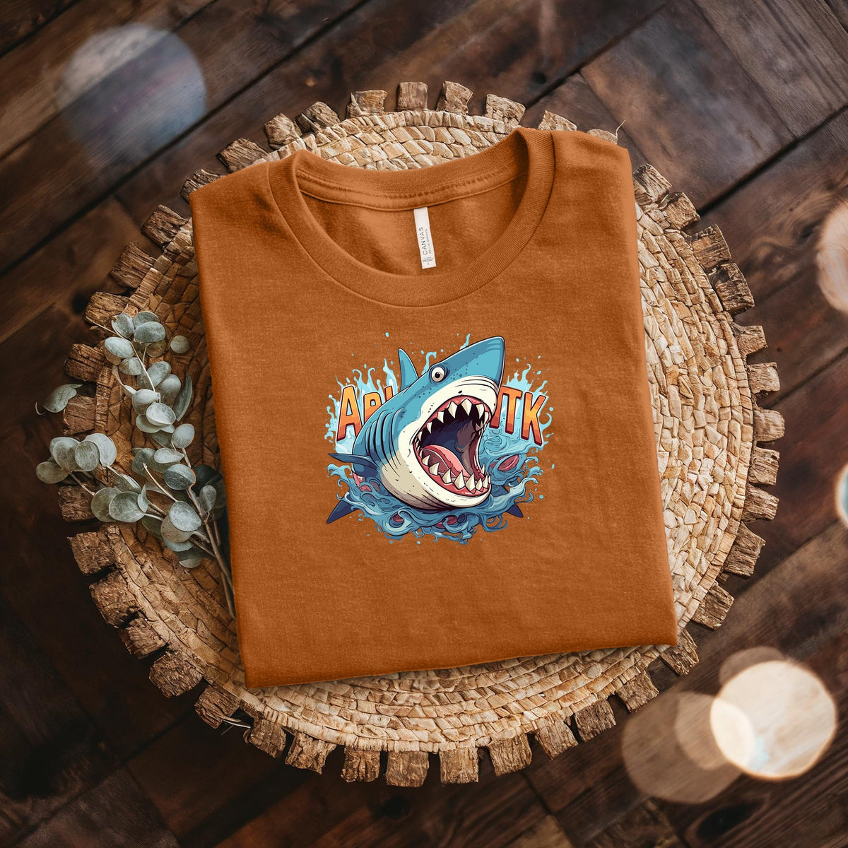 Jaws Unisex Cotton Breathable Short Sleeves