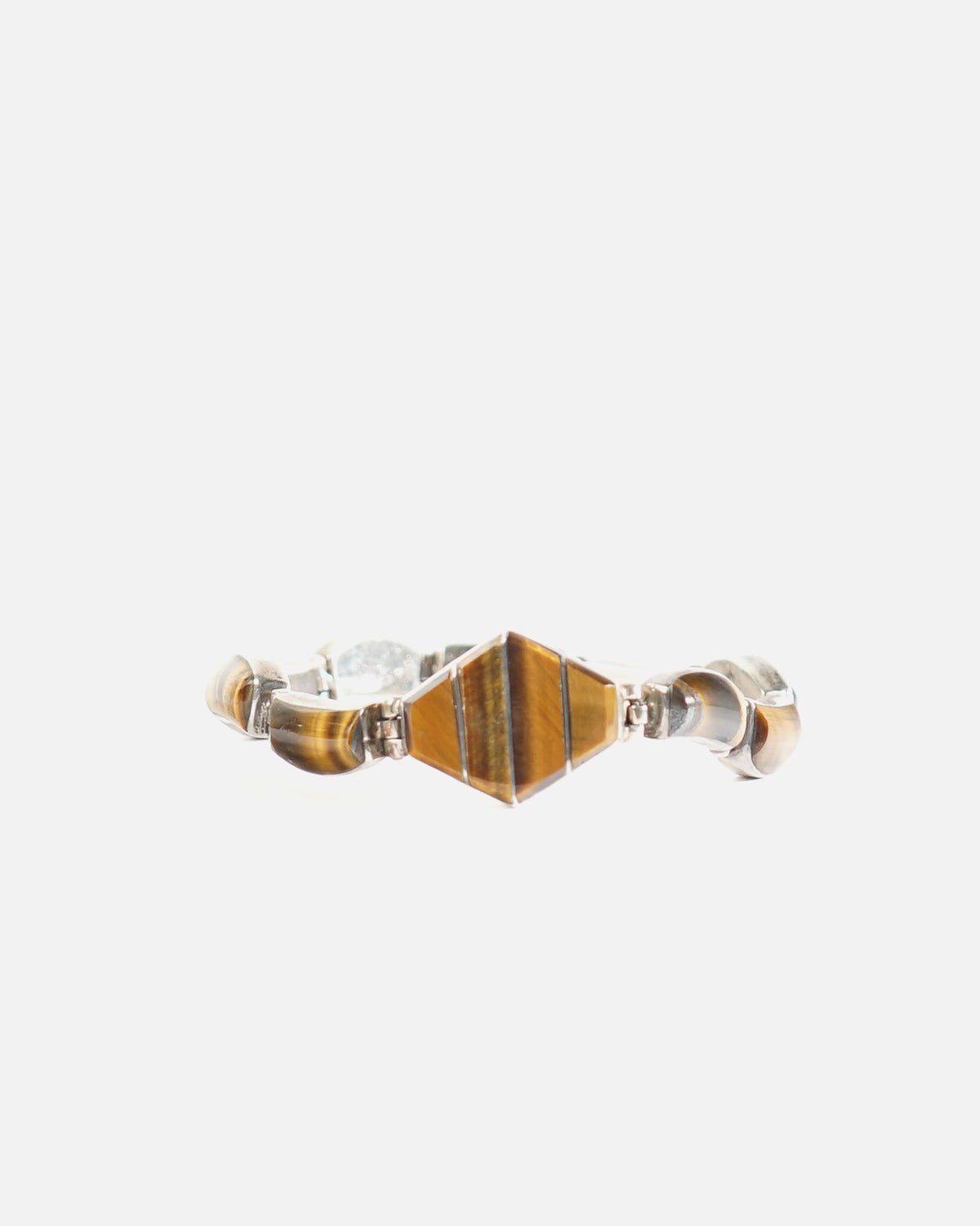 Silver x Tiger Eye Bracelet