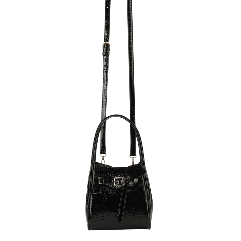 Hollace Croc Mini Tote