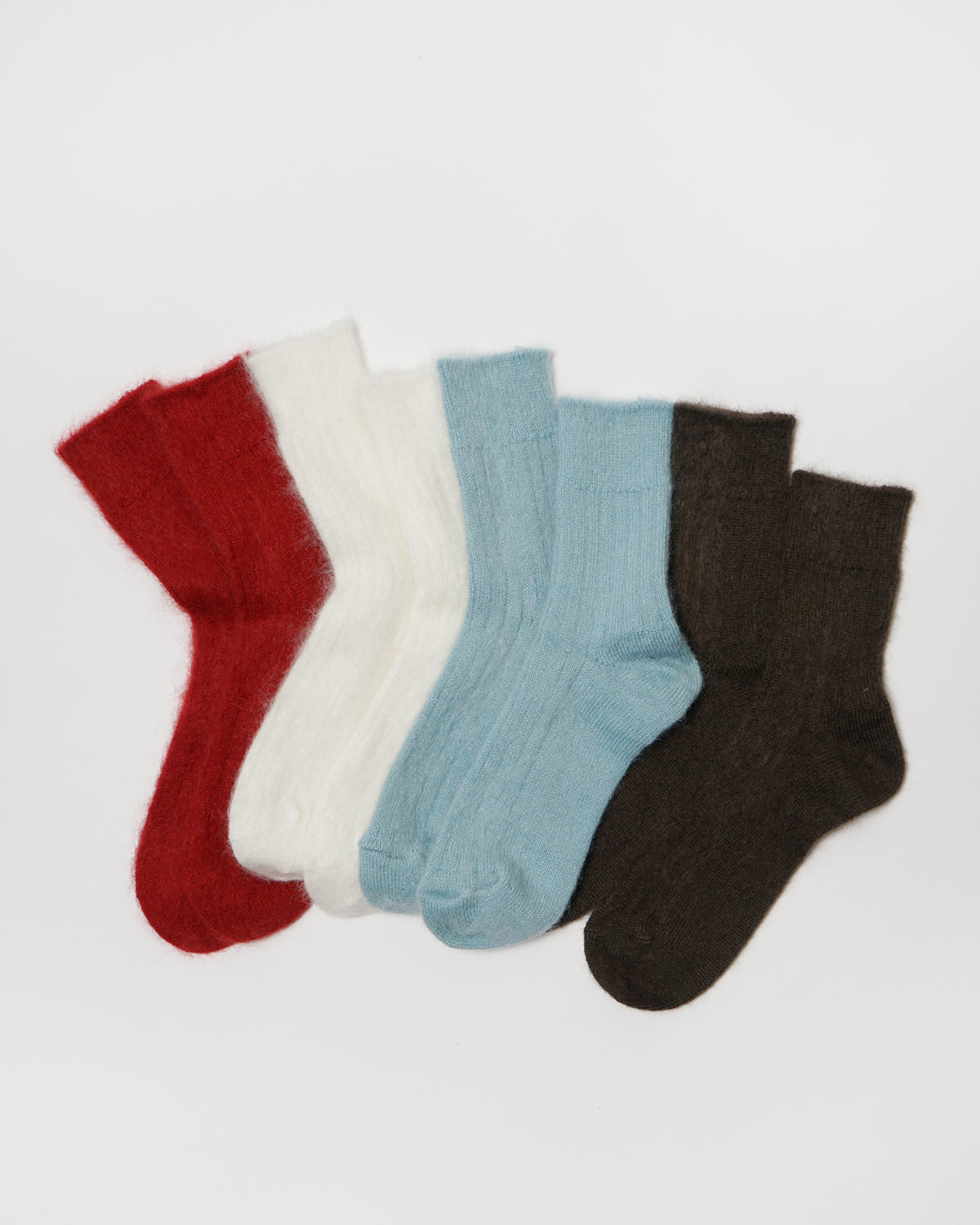 Mohair Socks / Brown