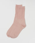 Silket Rib Socks / Pink