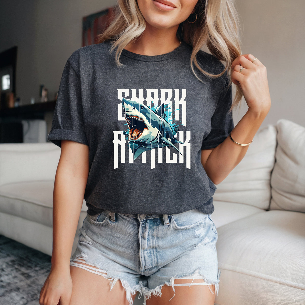 Jaws Ladies New Fashion Short Sleeves