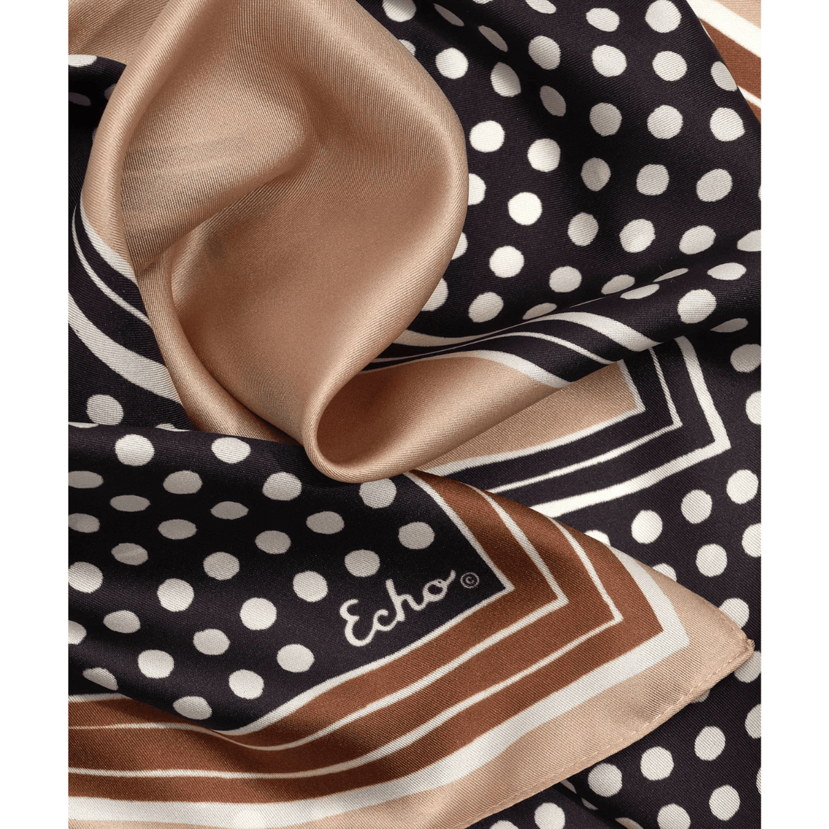 Dotty Silk Bandana