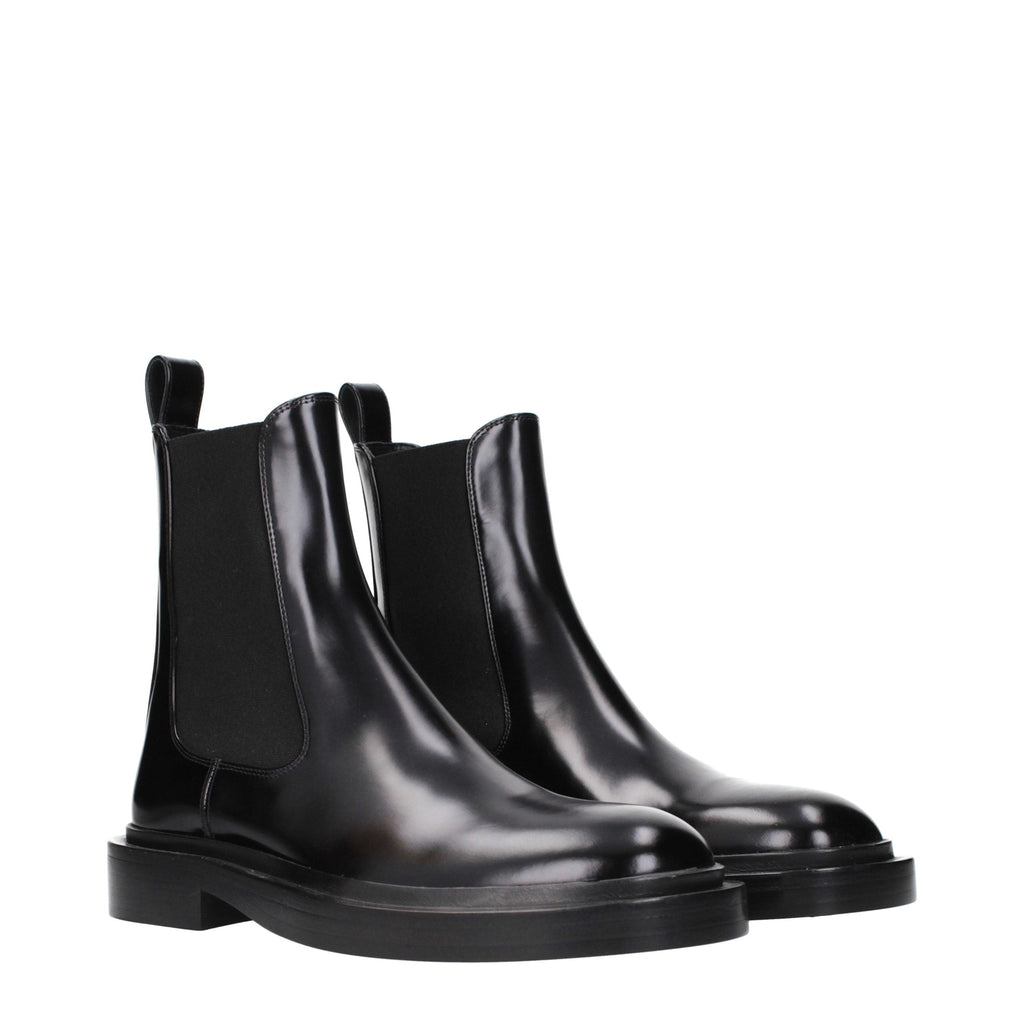Jil Sander Leather Ankle Women's Boots