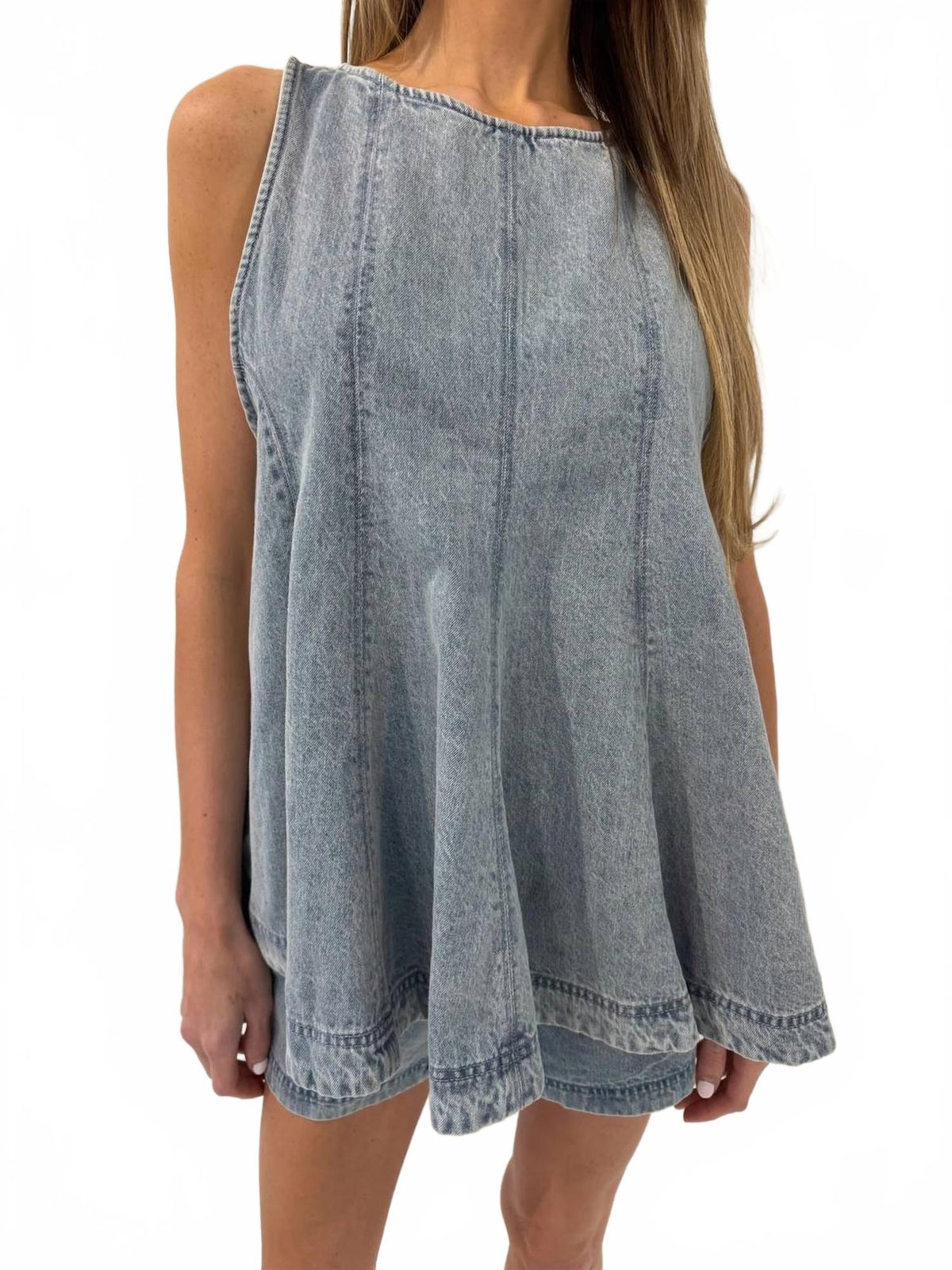 Women's Cassius Denim Set In Bleachout