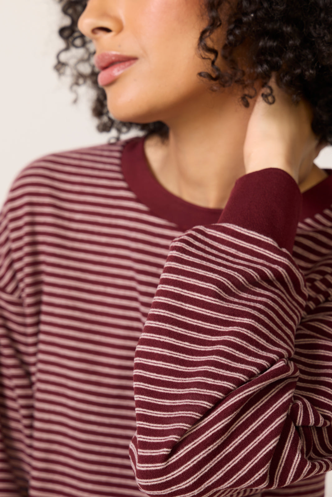Women's Kaylin Cozy Stripe T-Shirt