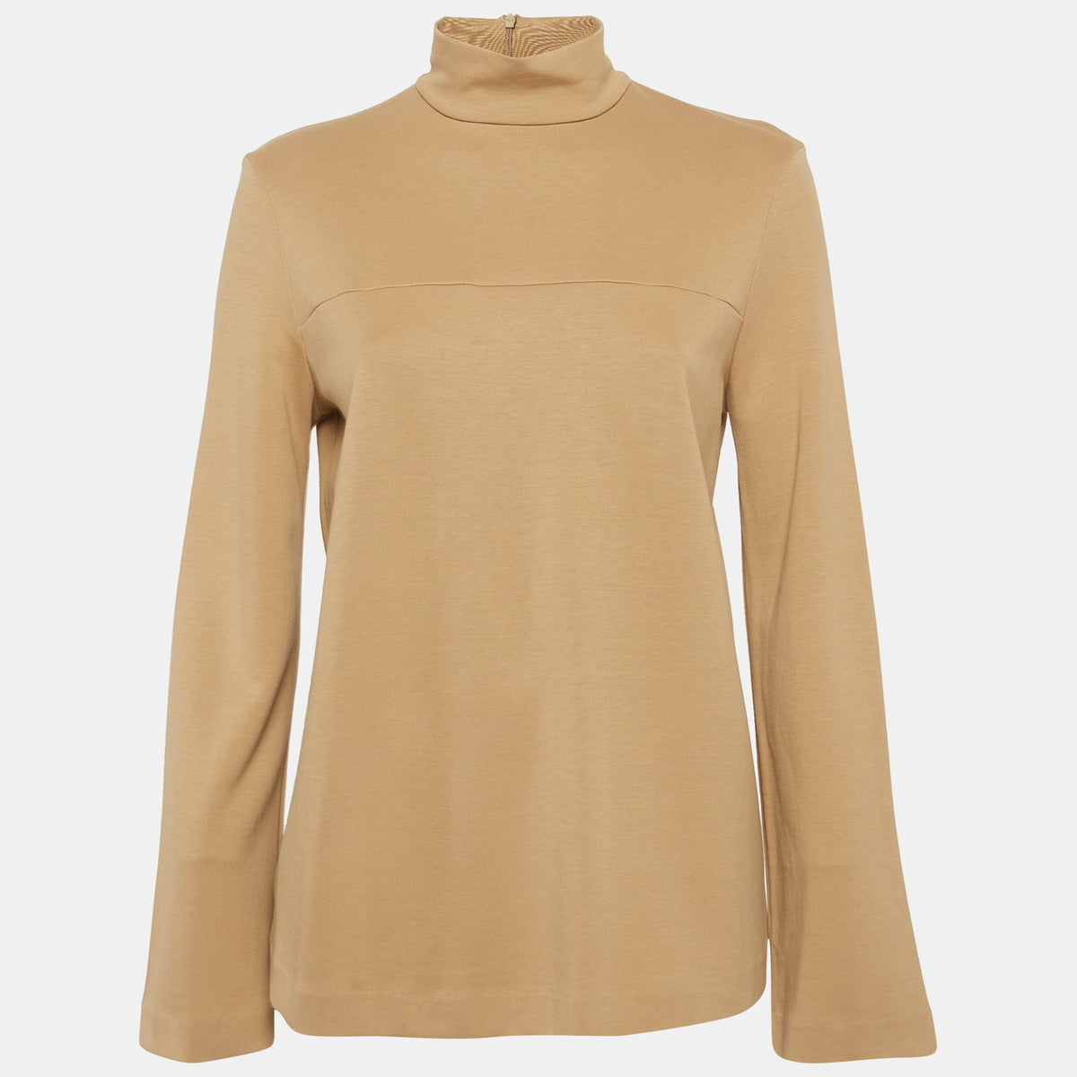 Max Mara Leisure Beige Jersey Long Sleeve Knitwear