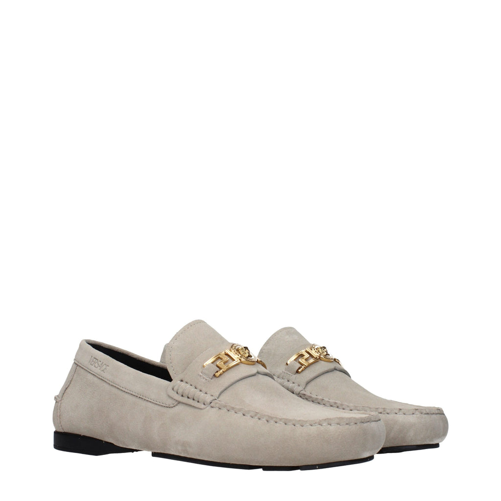 Versace Leather Slip-On Men's Loafers