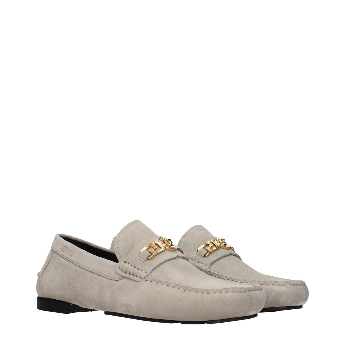 Versace Leather Slip-On Men's Loafers