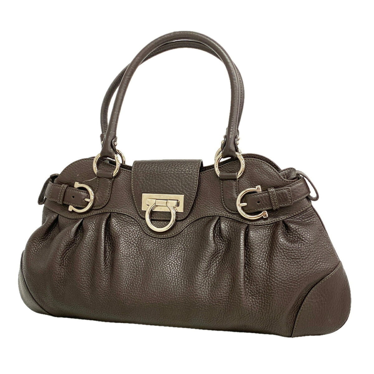 Salvatore Ferragamo Leather Handbag (Pre-Owned)