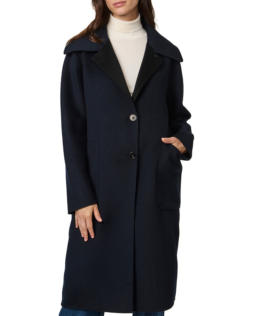 Bernardo Long Wool-Blend Coat