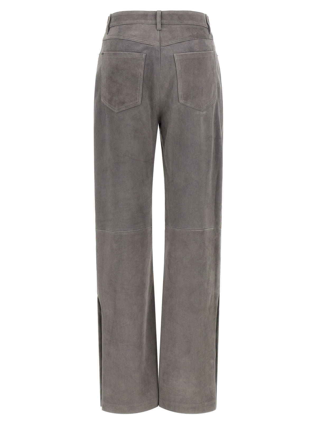 Sportmax Lamb Leather Casual Women's Pants