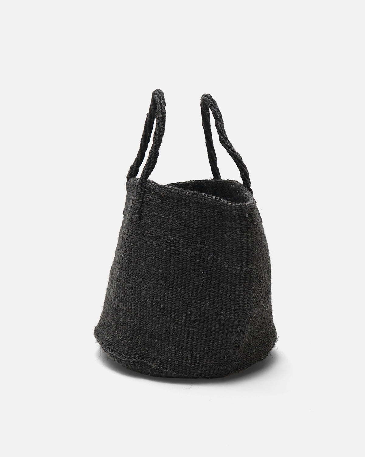 Sisal Hemp Woven Bag / Black