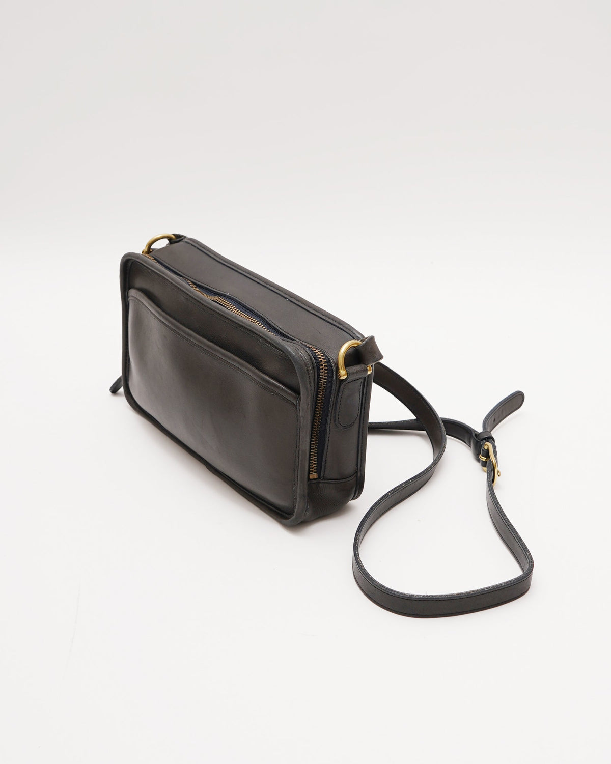 Black Leather Shoulder Bag