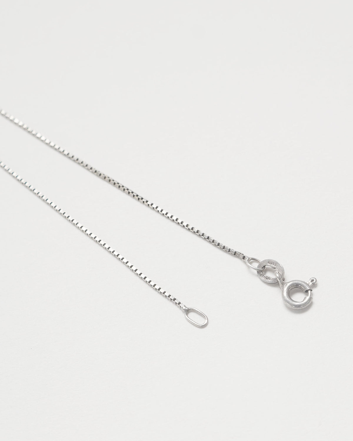 Silver Chain Necklace w/ Horn Charm