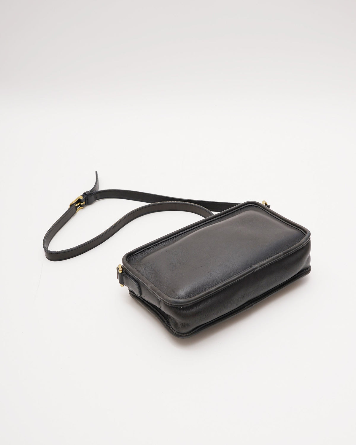 Black Leather Shoulder Bag