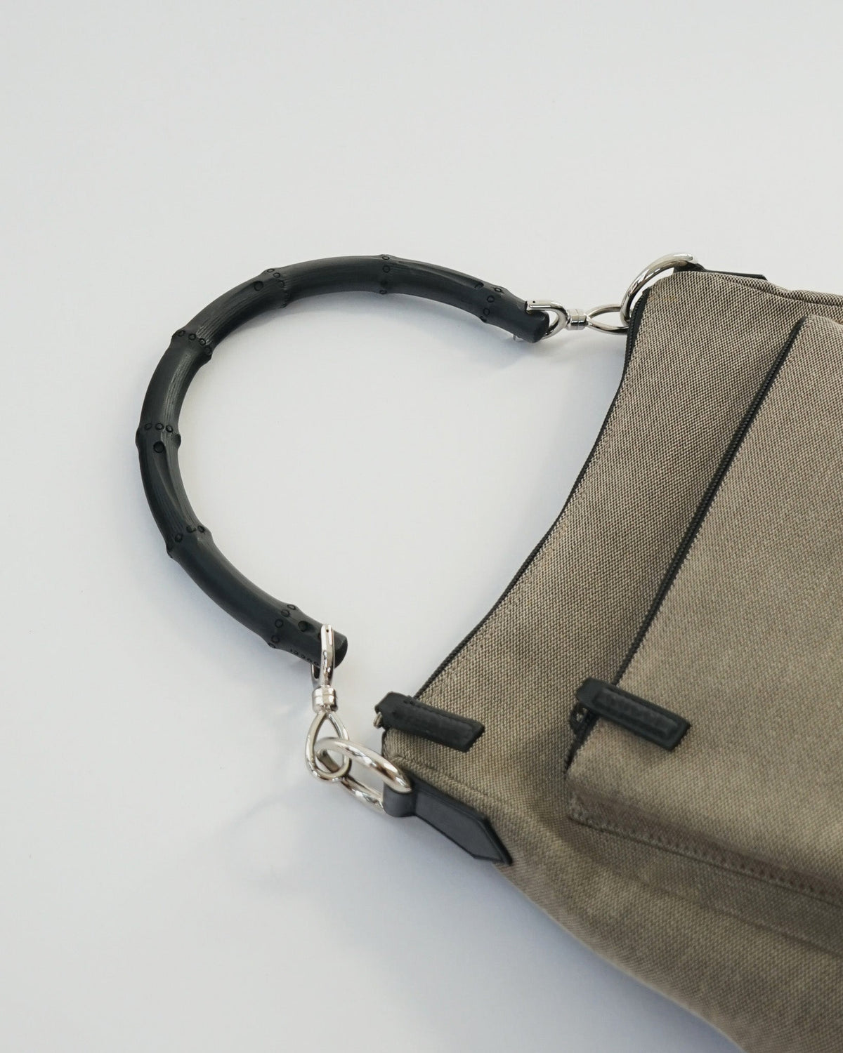 Small Tote Bag w/ Bamboo Handle