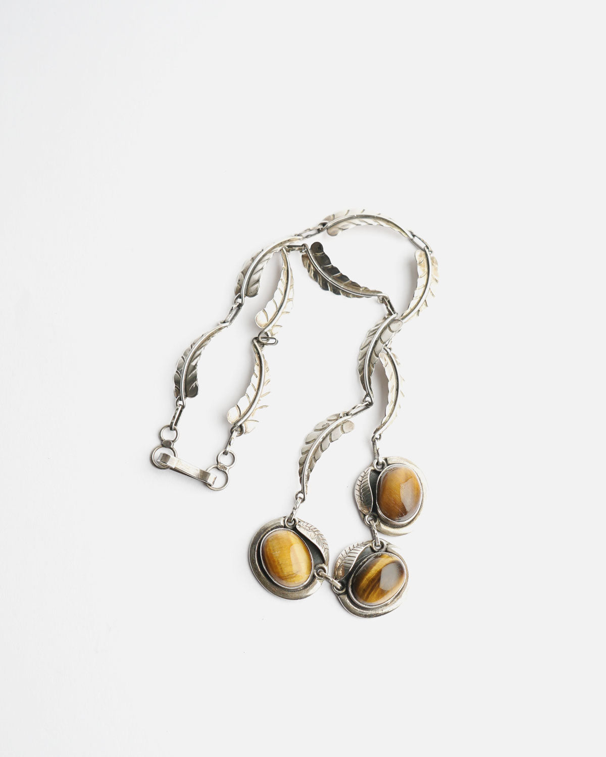 Silver x Tiger Eye Necklace