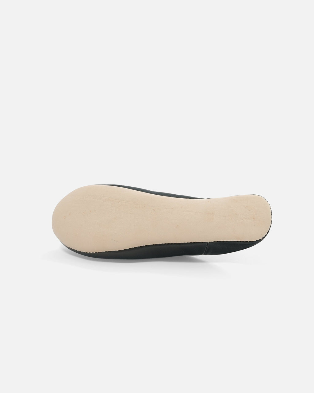 Moroccan Babouche Basic Slippers / Black