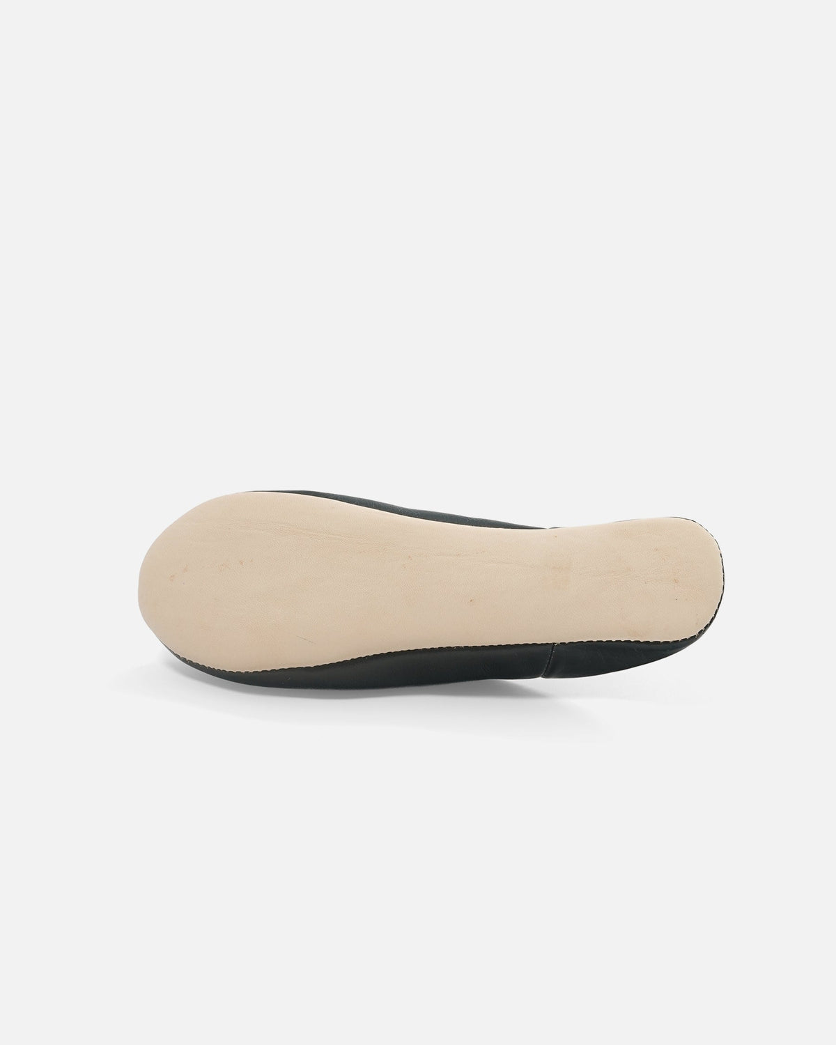 Moroccan Babouche Basic Slippers / Black