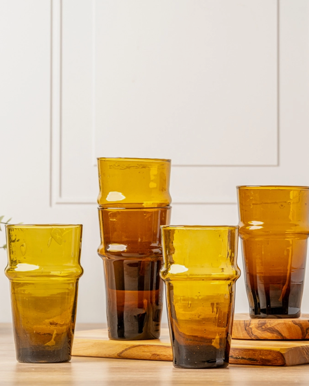 Moroccan Beldi Glass / Amber