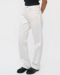 501 Straight Fit White Denim Pants / size: 27