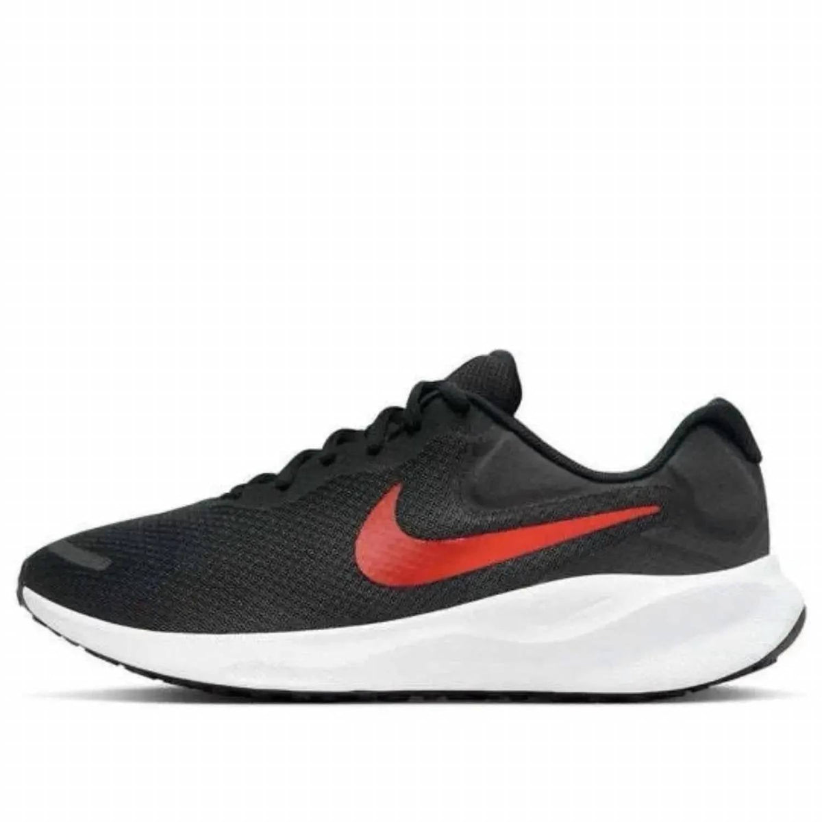 Men's Revolution 7 Sneakers In Black/ White/ University Red